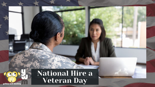 A professional women interviewing a women dressed in military ACU