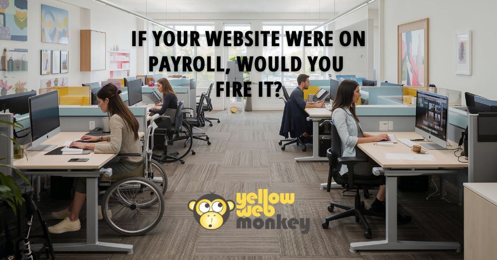 workers at computers around labor day