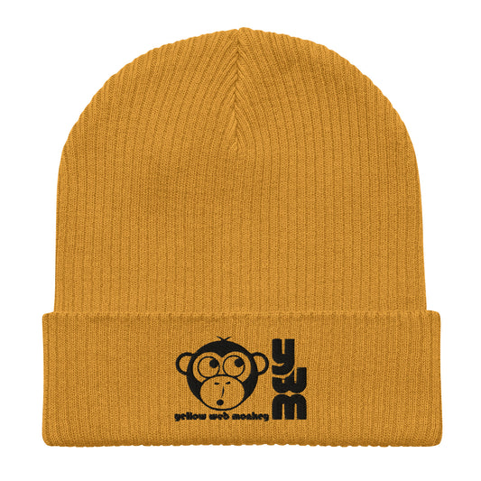 Organic ribbed beanie