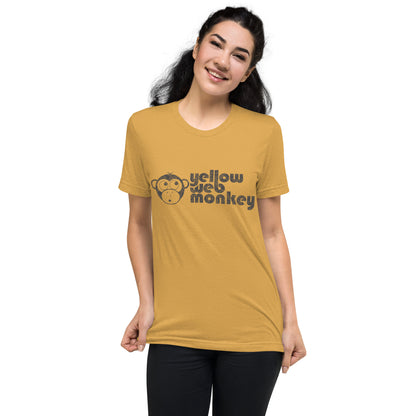 Gold YellowWebMonkey Tri-Blend Shirt