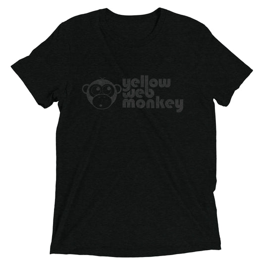 Blackout YellowWebMonkey Tri-blend Shirt